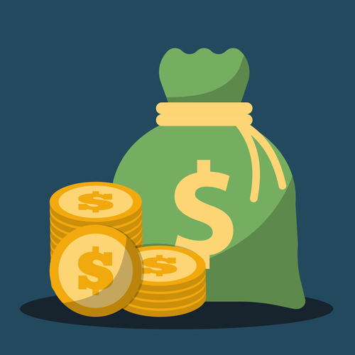 A bag of money