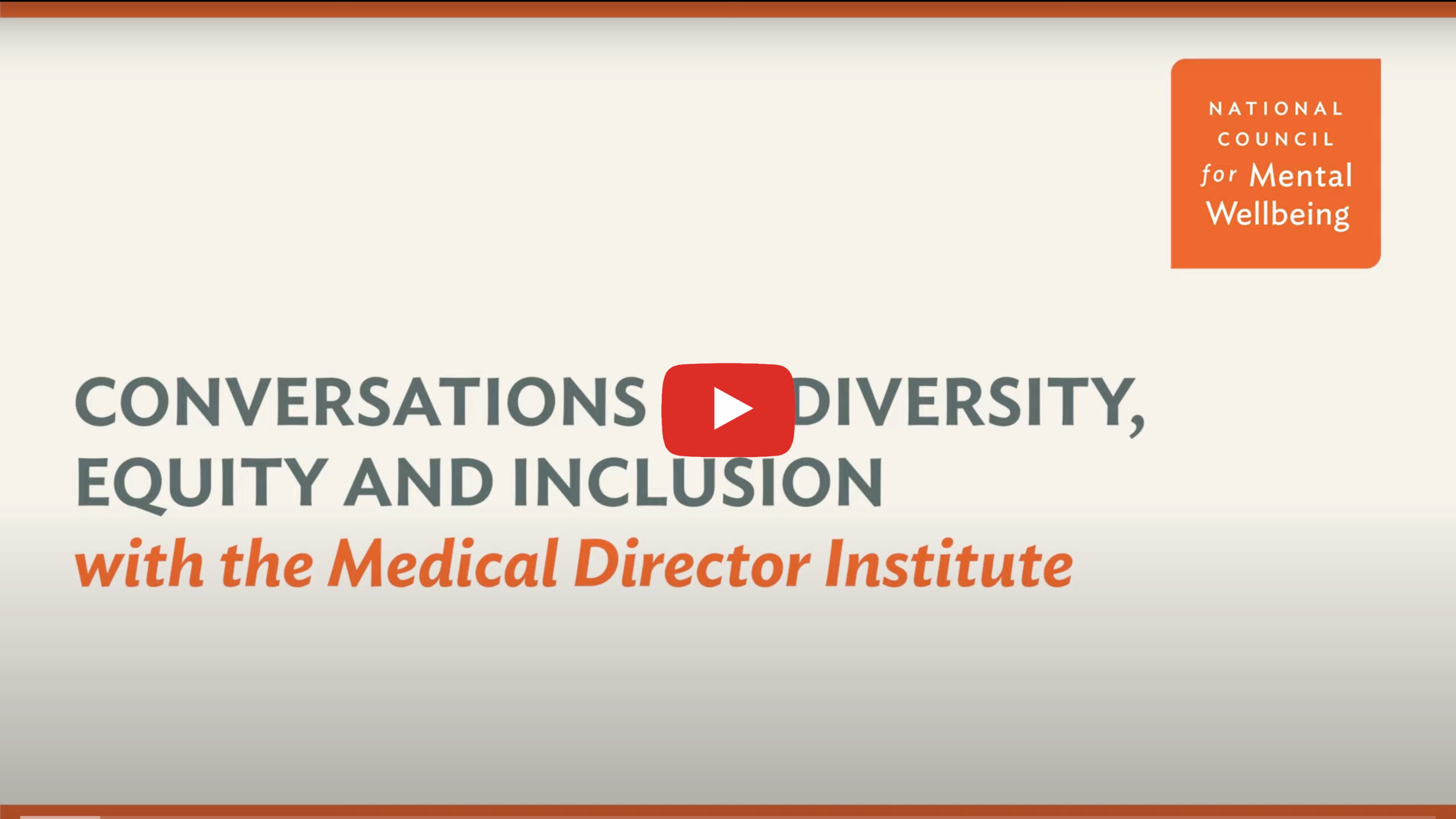 Conversations on Diversity, Equity and Inclusion with the MDI