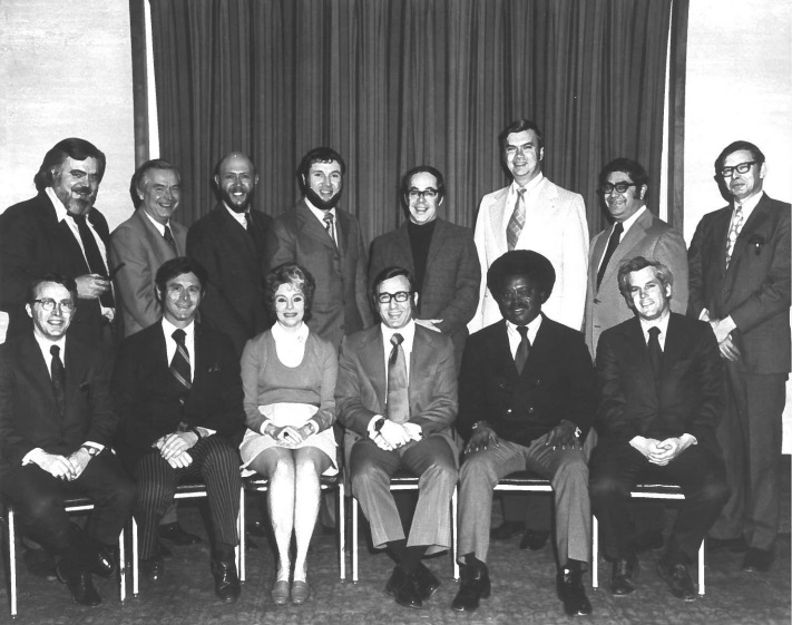 19 directors of community mental health centers (CMHCs) pictured in Denver in 1969